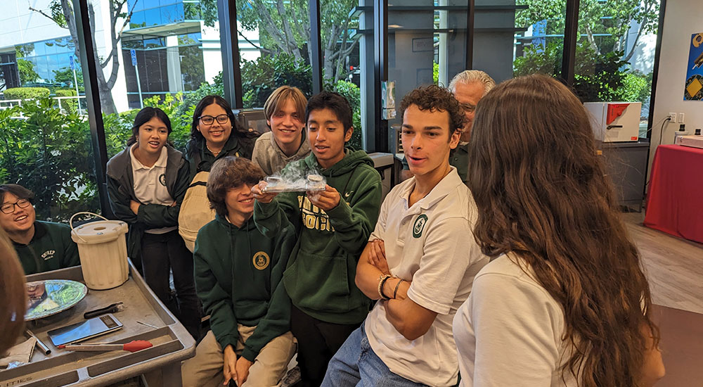 Quantum Design Hosts Tour for High School STEM Students