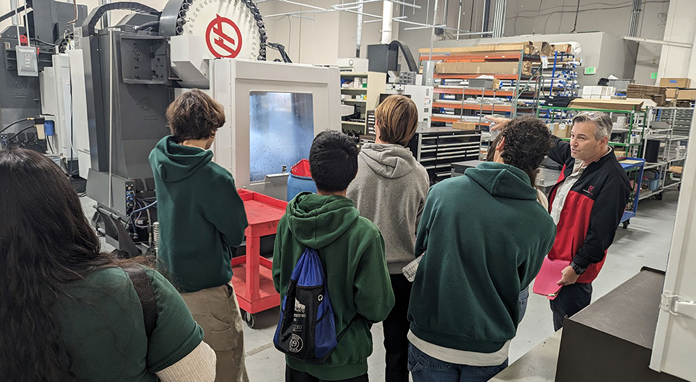 Quantum Design Hosts Tour for High School STEM Students